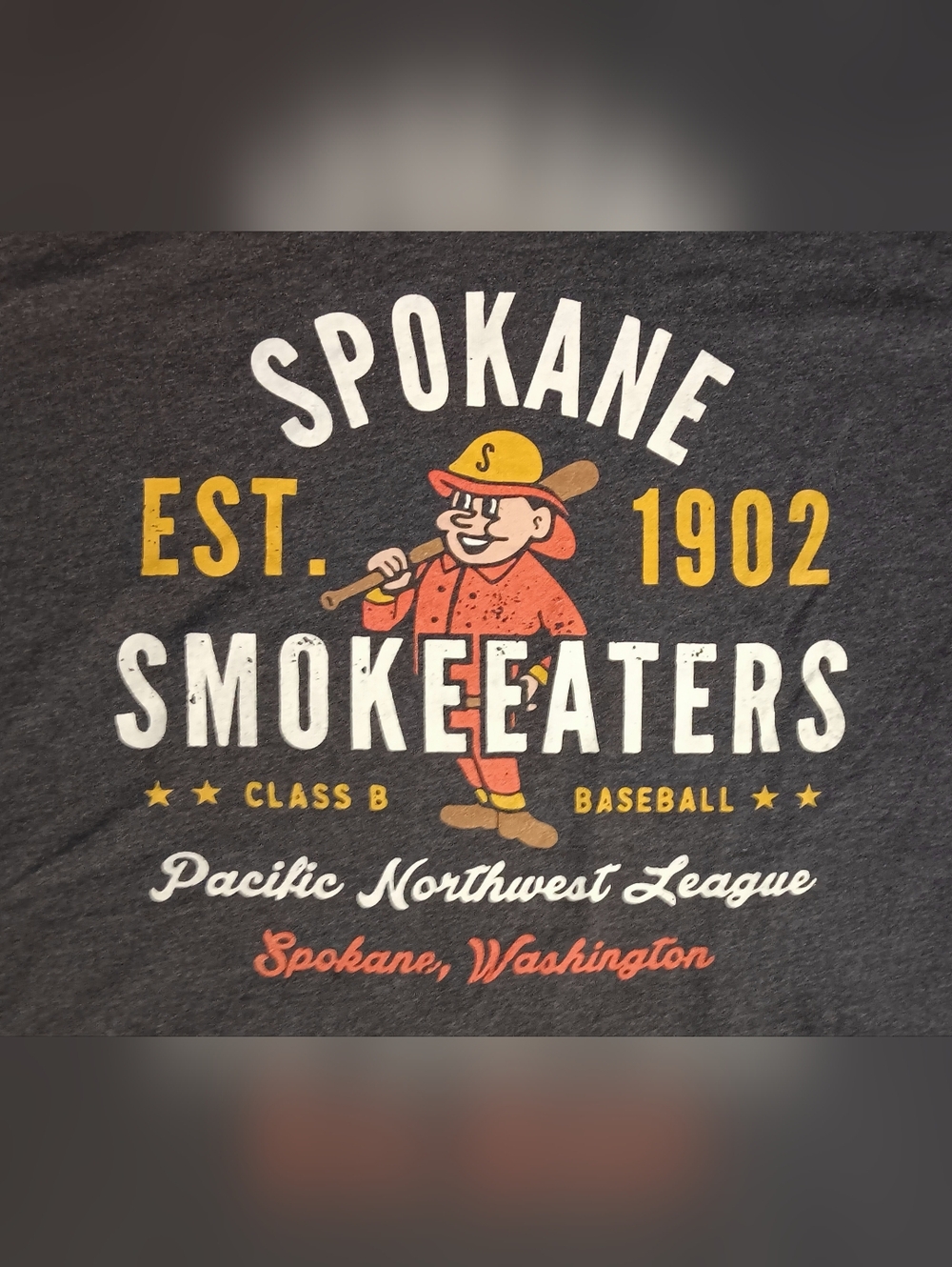 vintage style Spokane Smoke Eaters t-shirt Indians minor league baseball 1902